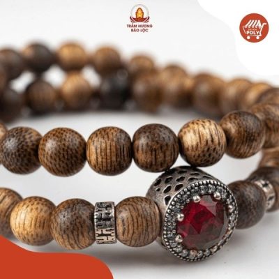 Vòng Trầm Nguyệt An – Đỏ - TH057
