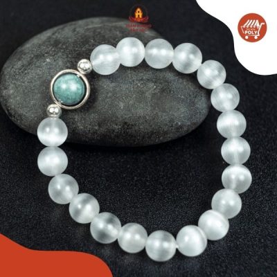 Vòng Ngọc Phúc An Mix Charm Ngọc Bích - TH087