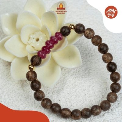 Vòng Trầm Tâm An Ngọc – Hồng Ngọc - TH097