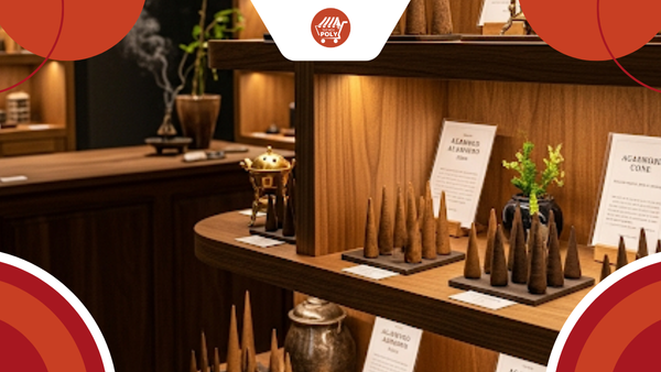 cửa hàng trưng bày nụ trầm hương cao cấp